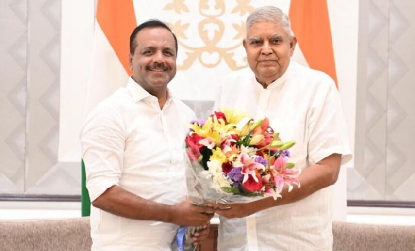 ಉಪರಾಷ್ಟ್ರಪತಿಯನ್ನು ಭೇಟಿಯಾದ ಸ್ಪೀಕರ್ ಯು.ಟಿ.ಖಾದರ್