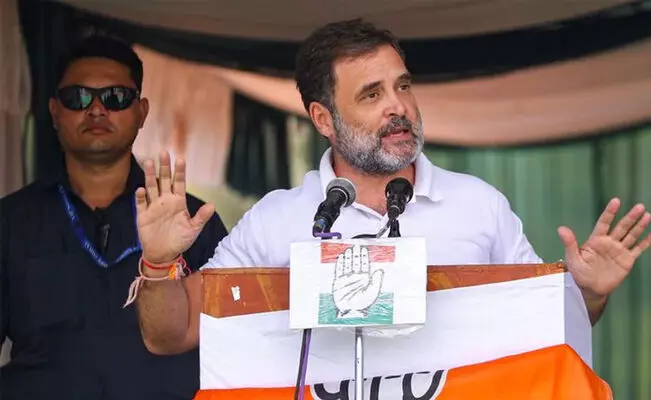 ರಾಜ್ಯ ಸ್ಥಾನಮಾನವನ್ನು ಬಿಜೆಪಿ ಕಸಿದುಕೊಂಡಿದೆ : ಜಮ್ಮು ಮತ್ತು ಕಾಶ್ಮೀರದಲ್ಲಿ ರಾಹುಲ್ ಗಾಂಧಿ ವಾಗ್ದಾಳಿ
