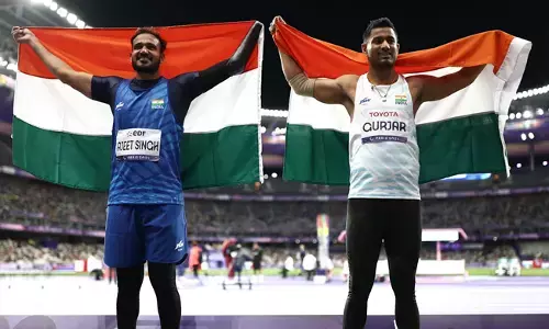 ಜಾವೆಲಿನ್ ಎಸೆತ: ಅಜೀತ್ ಸಿಂಗ್‌ಗೆ ಬೆಳ್ಳಿ, ಸುಂದರ್‌ಗೆ ಕಂಚು