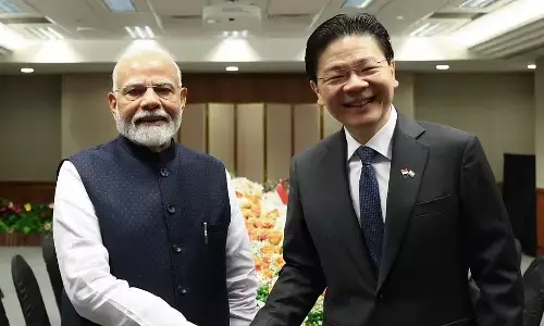 ಸಿಂಗಾಪುರ ಪ್ರಧಾನಿ ವಾಂಗ್ ರನ್ನು ಭೇಟಿಯಾದ ಪ್ರಧಾನಿ ಮೋದಿ