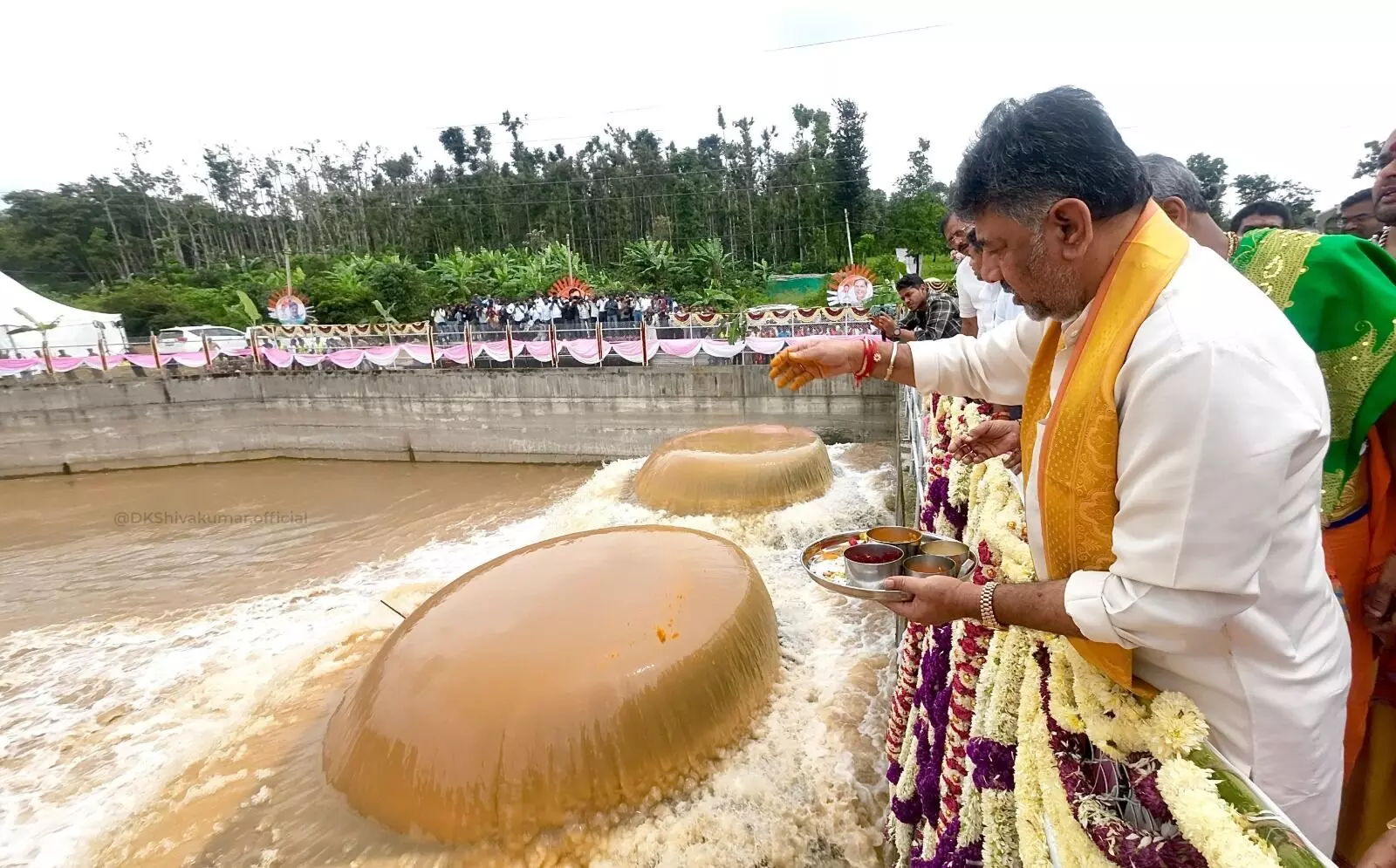 ಎತ್ತಿನಹೊಳೆ ಯೋಜನೆ ಕಾಂಗ್ರೆಸ್ ಸರಕಾರದ ಸಾಕ್ಷಿಗುಡ್ಡೆ: ಡಿ.ಕೆ.ಶಿವಕುಮಾರ್