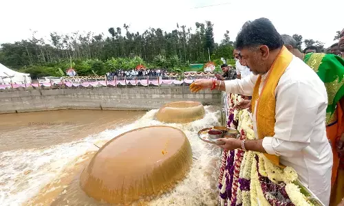 ಎತ್ತಿನಹೊಳೆ ಯೋಜನೆ ಕಾಂಗ್ರೆಸ್ ಸರಕಾರದ ಸಾಕ್ಷಿಗುಡ್ಡೆ: ಡಿ.ಕೆ.ಶಿವಕುಮಾರ್