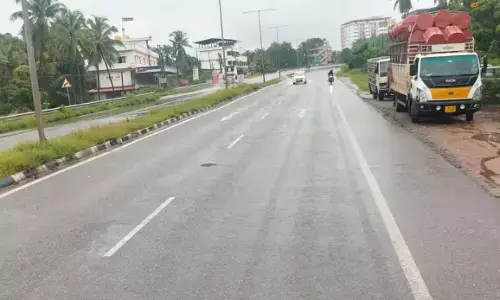 ರಾಷ್ಟ್ರೀಯ ಹೆದ್ದಾರಿಯಲ್ಲಿ ತೈಲ ಸೋರಿಕೆ: ಕುಂಭಾಶಿಯಿಂದ ಹೆಮ್ಮಾಡಿಯವರೆಗೆ ಸಂಚಾರ ದುಸ್ತರ