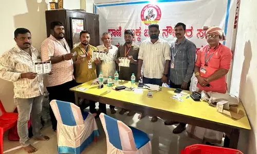 ದೇರಳಕಟ್ಟೆ: ರಾಣಿ ಅಬ್ಬಕ್ಕ ಬಸ್ ನೌಕರರ ಸಂಘ, ​​ಅಂಚೆ ಇಲಾಖೆ ಸಹಯೋಗದಲ್ಲಿ ಅಪಘಾತ ಸುರಕ್ಷಾ ವಿಮಾ ಅಭಿಯಾನಕ್ಕೆ ಚಾಲನೆ