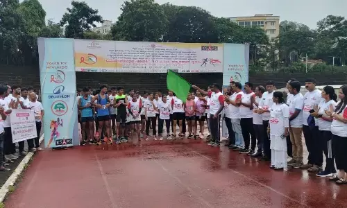 ಎಚ್‌ಐವಿ-ಏಡ್ಸ್ ಜಾಗೃತಿಗೆ ರೆಡ್ ರಿಬ್ಬನ್ ರನ್-ಯೂತ್ ಫಾರ್ ಮ್ಯಾರಥಾನ್ ಸ್ಪರ್ಧೆ