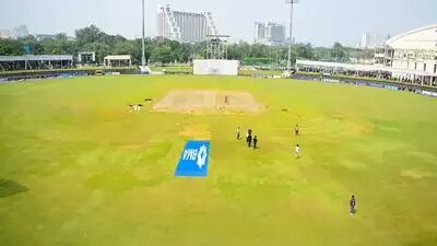 ಗ್ರೇಟರ್ ನೋಯ್ಡಾ | ನ್ಯೂಝಿಲ್ಯಾಂಡ್- ಅಫ್ಘಾನಿಸ್ತಾನ ಟೆಸ್ಟ್  | ತೇವಾಂಶದಿಂದಾಗಿ ಮೊದಲ ದಿನದ ಆಟ ರದ್ದು