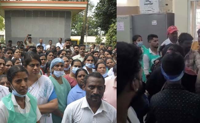 ಚಿಕ್ಕಮಗಳೂರು | ಅವಾಚ್ಯ ಶಬ್ಧಗಳಿಂದ ನಿಂದನೆ ಆರೋಪ ; ಜಿಲ್ಲಾಸ್ಪತ್ರೆ ವೈದ್ಯರಿಗೆ ಚಪ್ಪಲಿ ಎಸೆದು ಹಲ್ಲೆಗೆ ಯತ್ನಿಸಿದ ಮಹಿಳೆ