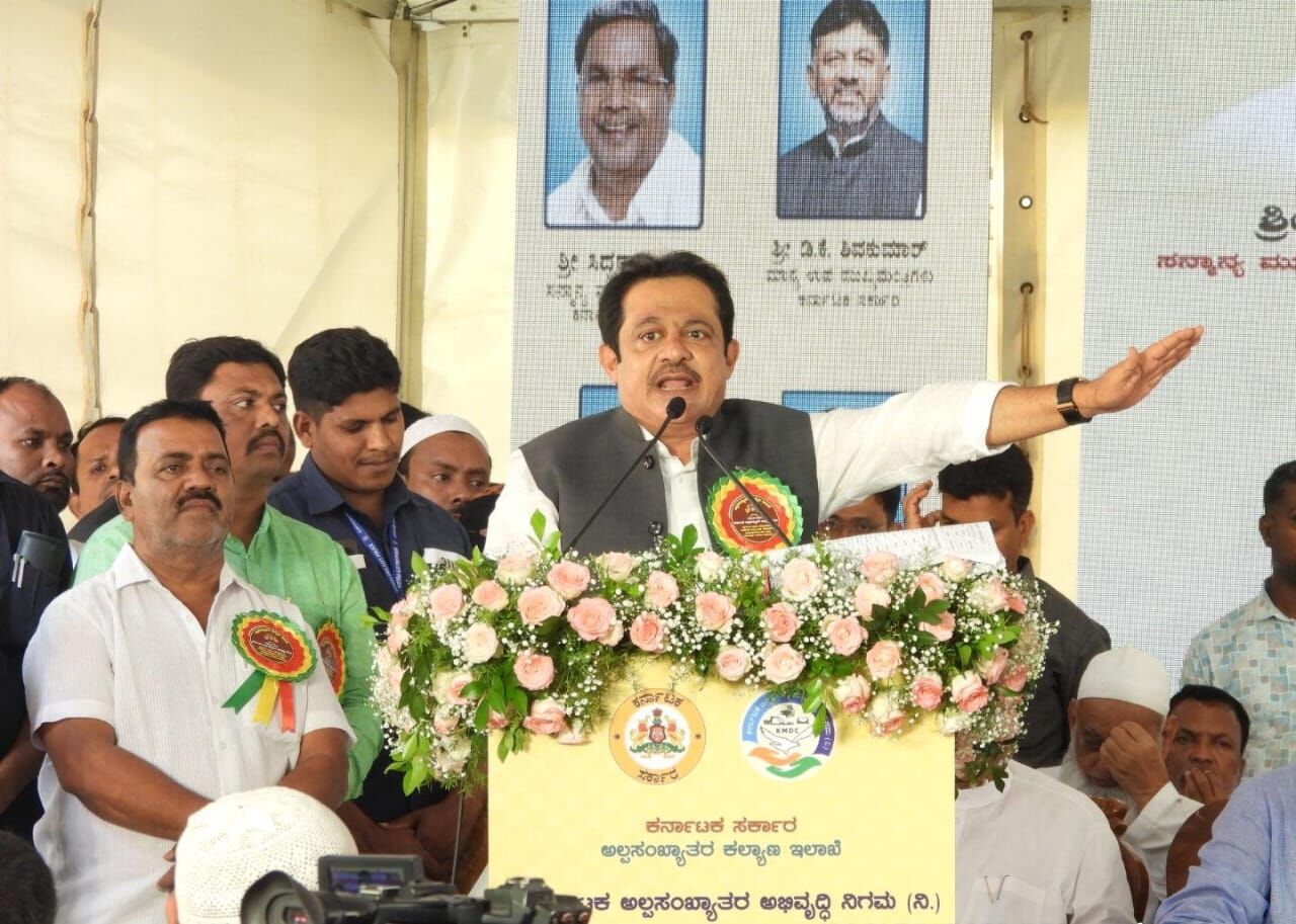 ಸಿದ್ದರಾಮಯ್ಯ ನೇತೃತ್ವದ ಕಾಂಗ್ರೆಸ್ ಸರಕಾರದಲ್ಲಿ ಅಲ್ಪಸಂಖ್ಯಾತರ ಅಭಿವೃದ್ಧಿಗೆ ಒತ್ತು : ಸಚಿವ ಝಮೀರ್ ಅಹ್ಮದ್ ಖಾನ್