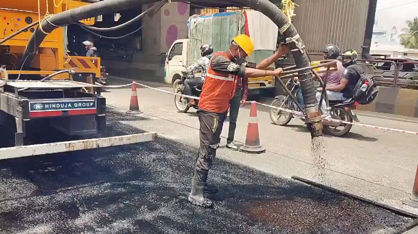 ರಸ್ತೆ ಗುಂಡಿ ಮುಚ್ಚಲು ಜೆಟ್ ಪ್ಯಾಚರ್ ಯಂತ್ರ ಬಳಕೆ ಮಾಡಲು ಮುಂದಾದ ಬಿಬಿಎಂಪಿ