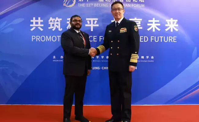 ರಕ್ಷಣಾ ಸಹಕಾರ ಹೆಚ್ಚಿಸಲು ಮಾಲ್ದೀವ್ಸ್, ಚೀನಾ ಮಾತುಕತೆ