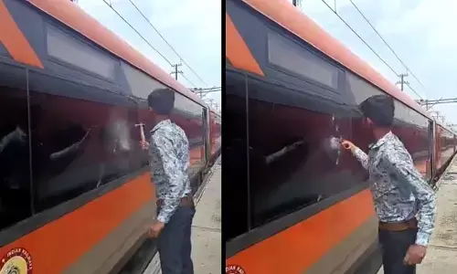 ರೈಲ್ ಜಿಹಾದ್ ಹೆಸರಲ್ಲಿ ವಂದೇಭಾರತ್ ಕಿಟಕಿ ಬದಲಿಕೆ ವಿಡಿಯೊ ಶೇರ್!