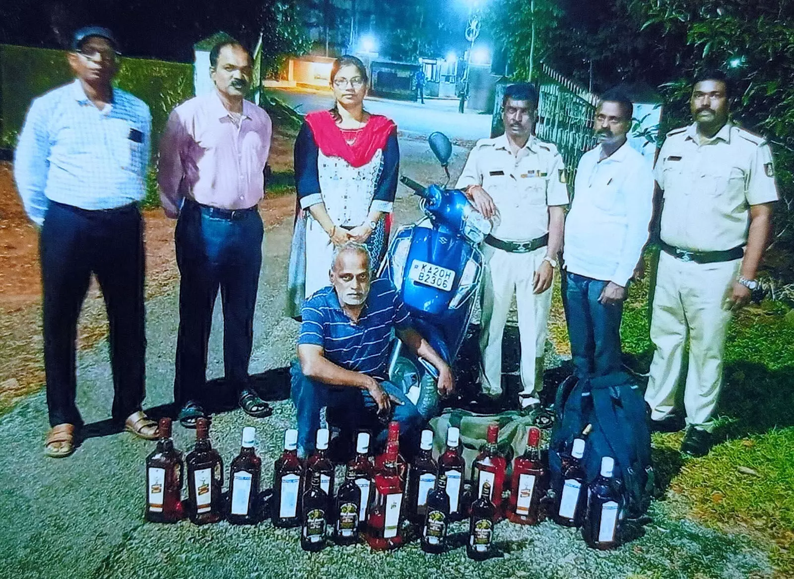 ಅಕ್ರಮ ಗೋವಾ ಮದ್ಯ ವಶ, ಆರೋಪಿ ಬಂಧನ