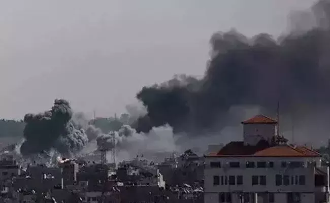 ಗಾಝಾ | ನೆರವು ಬೆಂಗಾವಲು ಪಡೆಯ ಮೇಲೆ ಇಸ್ರೇಲ್ ದಾಳಿ ಗಾಝಾ | ನೆರವು ಬೆಂಗಾವಲು ಪಡೆಯ ಮೇಲೆ ಇಸ್ರೇಲ್ ದಾಳಿ