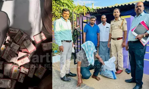 ಚಾಮರಾಜನಗರ: ಅಕ್ರಮ ಮದ್ಯ ಶೇಖರಣೆ; ಓರ್ವನ ಬಂಧನ