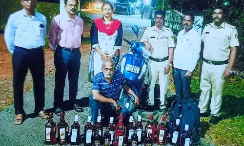 ಅಕ್ರಮ ಗೋವಾ ಮದ್ಯ ವಶ, ಆರೋಪಿ ಬಂಧನ