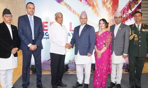 ದೆಹಲಿಯಲ್ಲಿ ನೇಪಾಳದ ರಾಷ್ಟ್ರೀಯ ದಿನಾಚರಣೆ: ಕೇಂದ್ರ ಸಚಿವ ವಿ. ಸೋಮಣ್ಣ ಭಾಗಿ