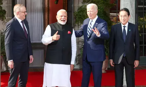 ಕ್ವಾಡ್ ಅಸ್ತಿತ್ವ: ಮೋದಿ ಭುಜದ ಮೇಲೆ ಕೈ ಇರಿಸಿ ಬೈಡನ್ ಹೇಳಿದ್ದೇನು?