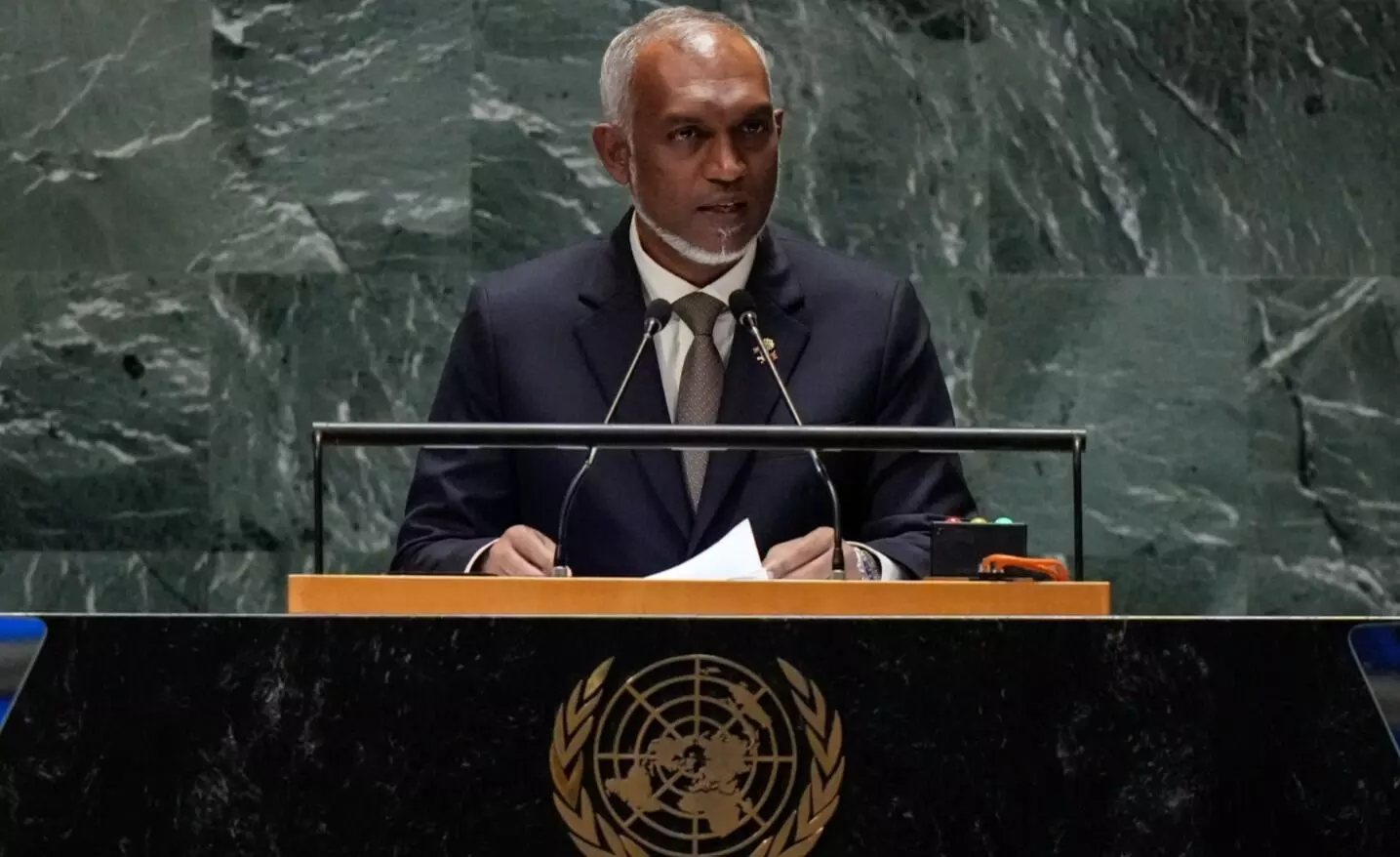 ನಾವು ʼಇಂಡಿಯಾ ಔಟ್ʼ ಅಜೆಂಡಾ ಹೊಂದಿಲ್ಲ: ಮಾಲ್ದೀವ್ಸ್ ಅಧ್ಯಕ್ಷ ಮುಯಿಝು ನಾವು ʼಇಂಡಿಯಾ ಔಟ್ʼ ಅಜೆಂಡಾ ಹೊಂದಿಲ್ಲ: ಮಾಲ್ದೀವ್ಸ್ ಅಧ್ಯಕ್ಷ ಮುಯಿಝು