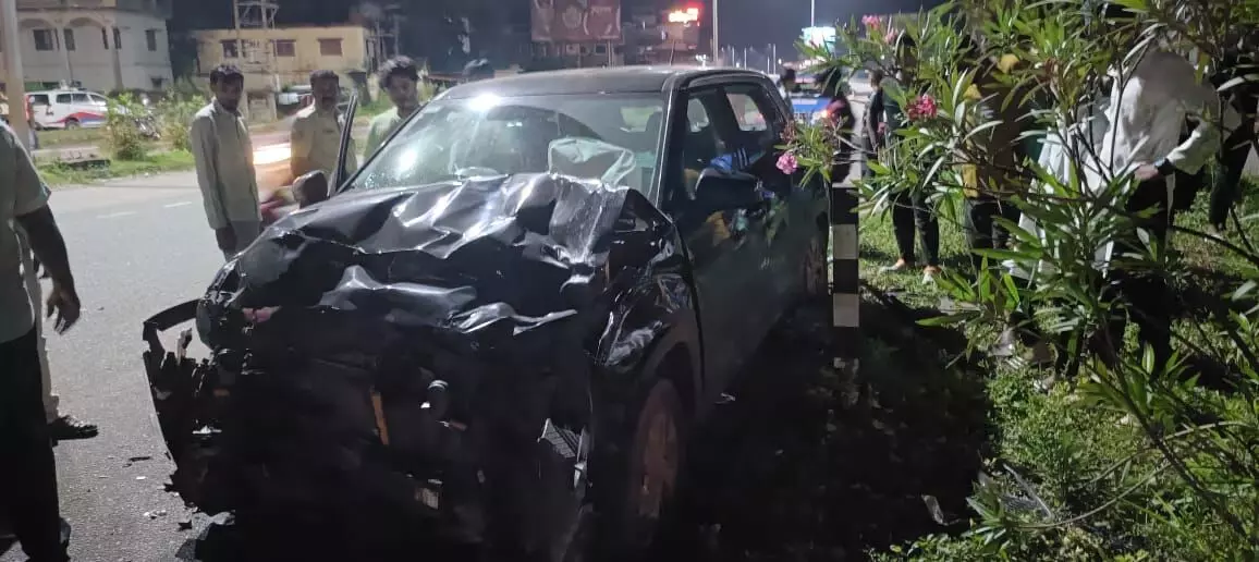 ಕಾಪು‌: ರಿಕ್ಷಾ - ಕಾರು ಢಿಕ್ಕಿ; ಇಬ್ಬರಿಗೆ ಗಾಯ