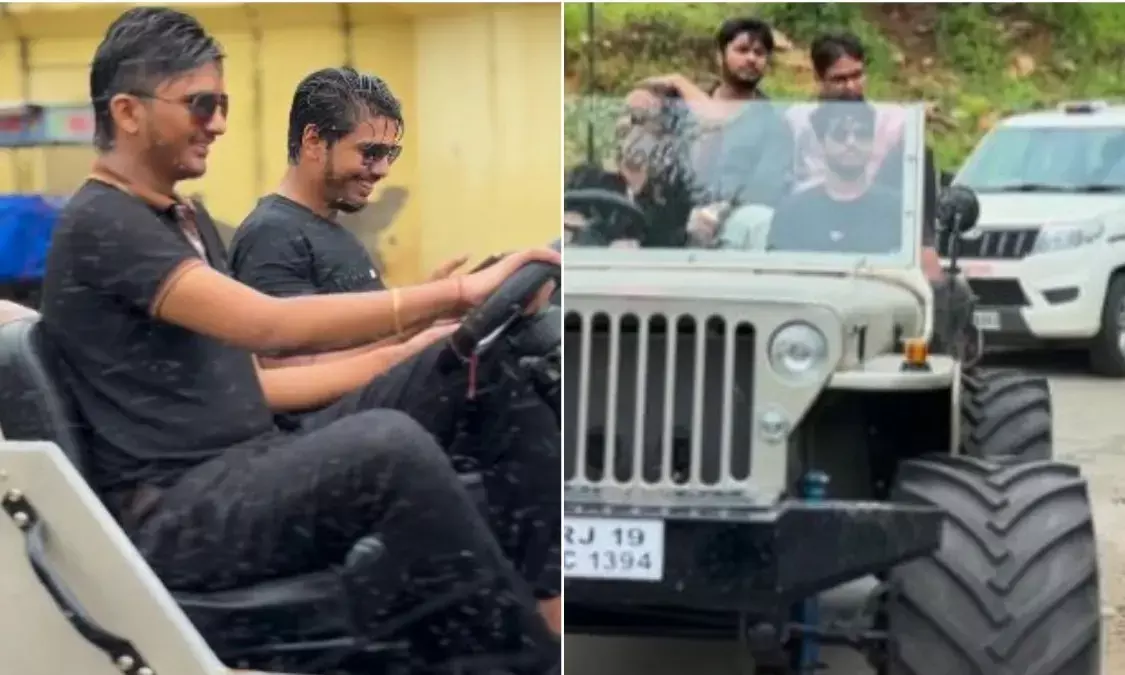 ಸರಕಾರಿ ಬೆಂಗಾವಲಿನೊಂದಿಗೆ ಜೀಪ್ ಚಲಾಯಿಸಿದ ರಾಜಸ್ಥಾನ ಉಪ ಮುಖ್ಯಮಂತ್ರಿಯ ಅಪ್ರಾಪ್ತ ವಯಸ್ಕ ಪುತ್ರ