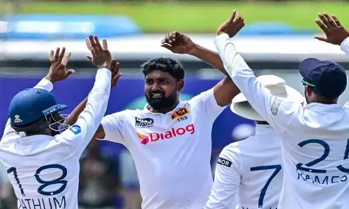 ಎರಡನೇ ಟೆಸ್ಟ್ : ಪ್ರಭಾತ್ ಜಯಸೂರ್ಯಗೆ 6 ವಿಕೆಟ್, ಕಿವೀಸ್ 88 ರನ್‌ಗೆ ಆಲೌಟ್