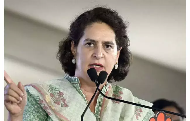 ಬಿಜೆಪಿ ಸರಕಾರವನ್ನು ಕಿತ್ತೊಗೆಯಿರಿ : ಪ್ರಿಯಾಂಕಾ ಗಾಂಧಿ