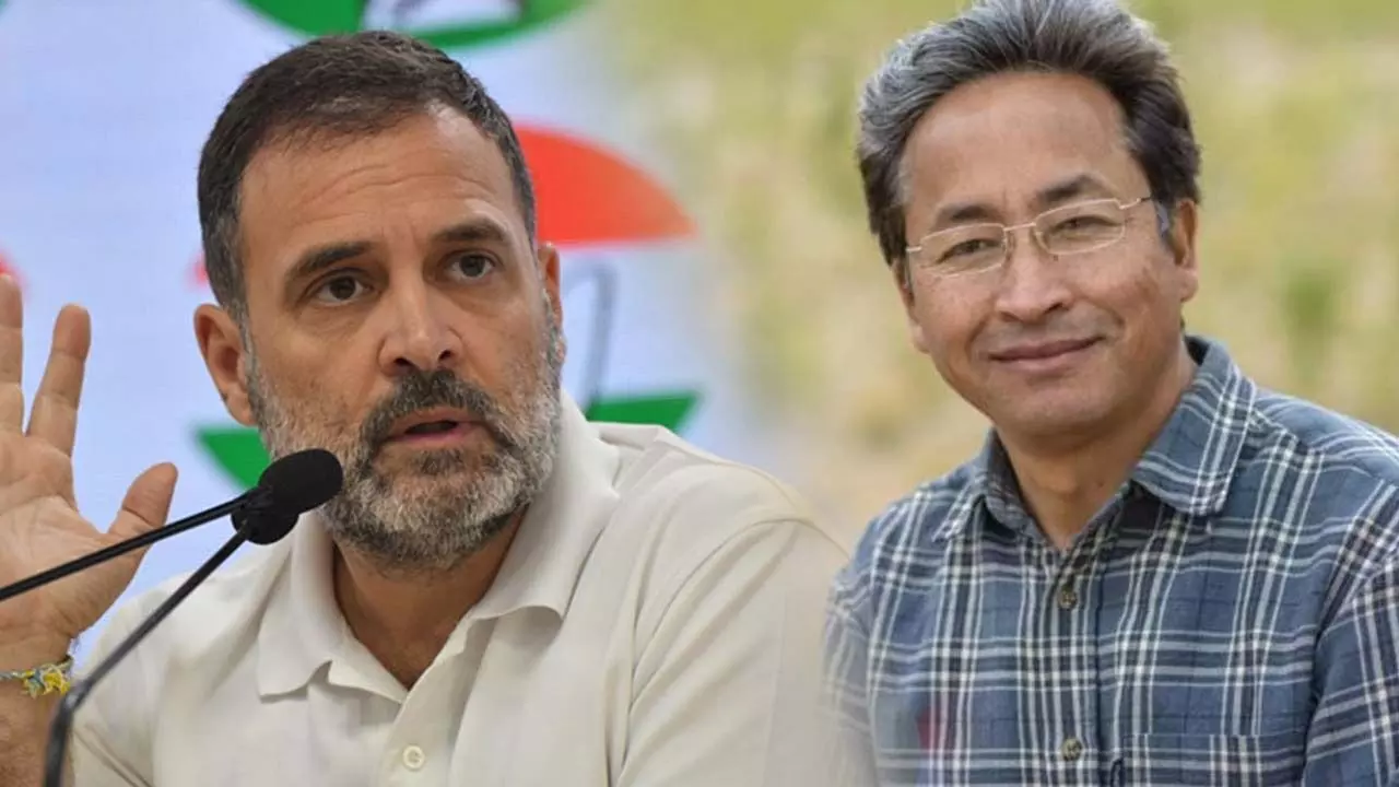 ಸೋನಮ್ ವಾಂಗ್ಚುಕ್ ಬಂಧನ ಸ್ವೀಕಾರಾರ್ಹವಲ್ಲ : ಮೋದಿ ವಿರುದ್ಧ ರಾಹುಲ್ ಗಾಂಧಿ ವಾಗ್ಧಾಳಿ