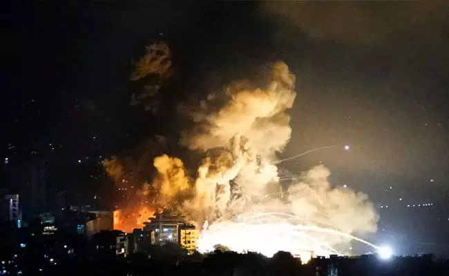 ಇಸ್ರೇಲ್ ಮೇಲೆ 100 ಕ್ಕೂ ಹೆಚ್ಚು  ಕ್ಷಿಪಣಿ ದಾಳಿ ನಡೆಸಿದ ಇರಾನ್