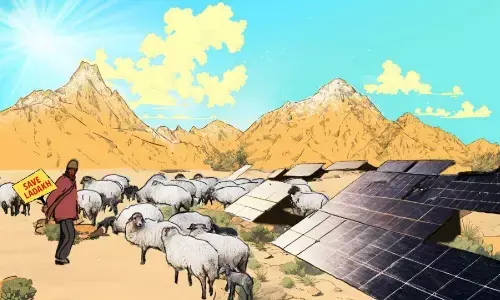 ಲಡಾಖ್‌ನಲ್ಲಿ ಉದ್ದೇಶಿತ ಬೃಹತ್ ಇಂಧನ ಯೋಜನೆಯ ಸುತ್ತ ನಿಗೂಢತೆ | ಸ್ಥಳೀಯರಲ್ಲಿ ಹೆಚ್ಚಿದ ಜೀವನೋಪಾಯದ ಆತಂಕ