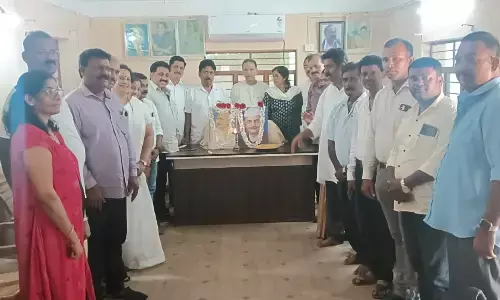 ಕಾರ್ಕಳ: ಬ್ಲಾಕ್ ಕಾಂಗ್ರೇಸ್ ಕಚೇರಿಯಲ್ಲಿ ಗಾಂಧಿ, ಶಾಸ್ತ್ರಿ ಜನ್ಮದಿನಾಚರಣೆ