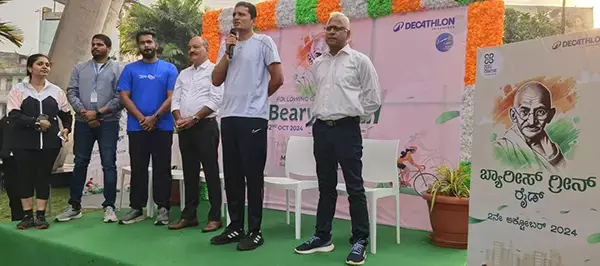 ಶಿವಮೊಗ್ಗ: ಬ್ಯಾರೀಸ್ ಗ್ರೀನ್ ರೈಡ್ ಸೈಕಲ್ ಜಾಥಾಕ್ಕೆ ಎಸ್ಪಿ ಚಾಲನೆ