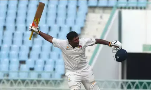 ಇರಾನಿ ಕಪ್‌ನಲ್ಲಿ ದ್ವಿಶತಕ ಗಳಿಸಿದ ಮುಂಬೈನ ಮೊದಲ ಬ್ಯಾಟರ್ ಸರ್ಫರಾಝ್‌ ಖಾನ್