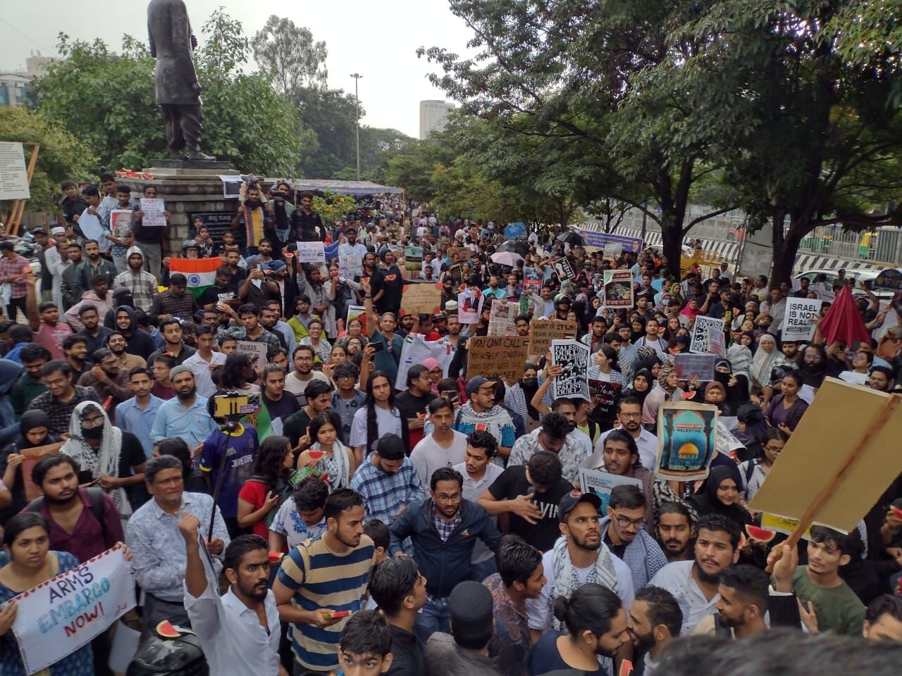 ಬೆಂಗಳೂರು |  ಗಾಝಾ ನರಮೇಧಕ್ಕೆ ಒಂದು ವರ್ಷ : ಇಸ್ರೇಲ್ ವಿರುದ್ಧ ಪ್ರತಿಭಟನೆ