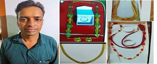 ಗಂಗೊಳ್ಳಿ ದೇವಸ್ಥಾನದ ಚಿನ್ನಾಭರಣ ಕಳವು ಪ್ರಕರಣ: ಬಂಧಿತ ಅರ್ಚಕನಿಂದ ಚಿನ್ನಾಭರಣ ವಶ