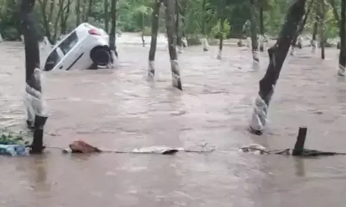 ಹೆಬ್ರಿ| ಮುದ್ರಾಡಿ ಬಳಿ ಮೇಘಸ್ಪೋಟ: ಜಲಪ್ರವಾಹದಿಂದ ಮನೆಗಳಿಗೆ ಹಾನಿ