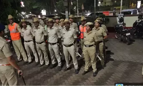 ಮಣಿಪಾಲ ಪೊಲೀಸರಿಂದ ವಾರಾಂತ್ಯದ ವಿಶೇಷ ಕಾರ್ಯಾಚರಣೆ: 5 ಕಿ.ಮೀ. ಪಥಸಂಚಲನ