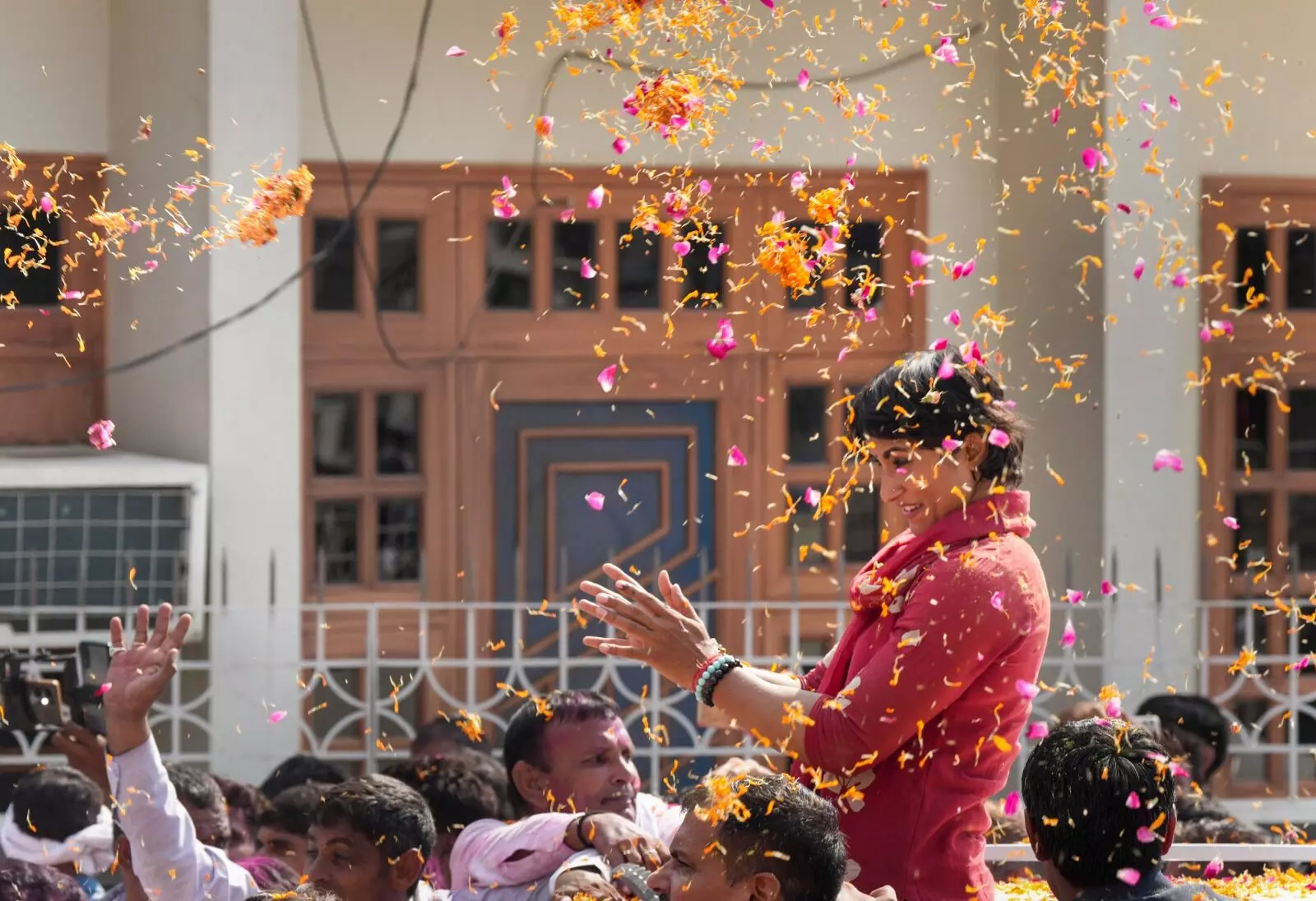 PHOTOS | ಹರ್ಯಾಣ | ಸವಾಲುಗಳನ್ನು ಎದುರಿಸಿ ಐತಿಹಾಸಿಕವಾಗಿ ಗೆದ್ದ ವಿನೇಶ್ ಫೋಗಟ್‌