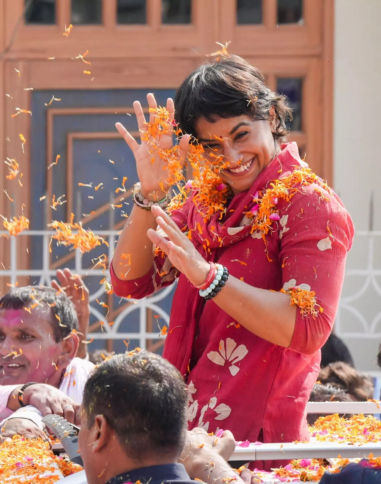 PHOTOS | ಹರ್ಯಾಣ | ಸವಾಲುಗಳನ್ನು ಎದುರಿಸಿ ಐತಿಹಾಸಿಕವಾಗಿ ಗೆದ್ದ ವಿನೇಶ್ ಫೋಗಟ್‌