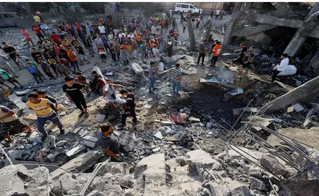 ಗಾಝಾದ ಆರೋಗ್ಯಪಾಲನಾ ವ್ಯವಸ್ಥೆಯನ್ನು ಉದ್ದೇಶಪೂರ್ವಕವಾಗಿ ನಾಶಪಡಿಸುತ್ತಿರುವ ಇಸ್ರೇಲ್ : ವಿಶ್ವಸಂಸ್ಥೆಯ ತನಿಖಾ ಆಯೋಗದ ಆರೋಪ ಗಾಝಾದ ಆರೋಗ್ಯಪಾಲನಾ ವ್ಯವಸ್ಥೆಯನ್ನು ಉದ್ದೇಶಪೂರ್ವಕವಾಗಿ ನಾಶಪಡಿಸುತ್ತಿರುವ ಇಸ್ರೇಲ್ : ವಿಶ್ವಸಂಸ್ಥೆಯ ತನಿಖಾ ಆಯೋಗದ ಆರೋಪ