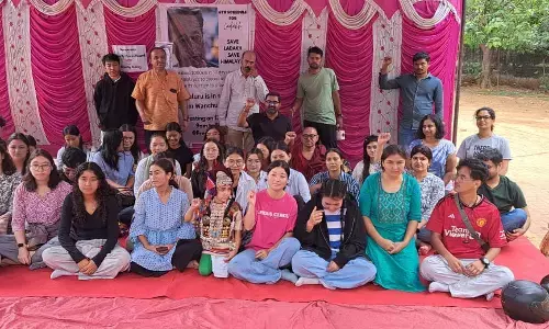 ಬೆಂಗಳೂರು: ಸೋನಮ್ ವಾಂಗ್‍ಚುಕ್ ಬೆಂಬಲಿಸಿ ಉಪವಾಸ ಸತ್ಯಾಗ್ರಹ