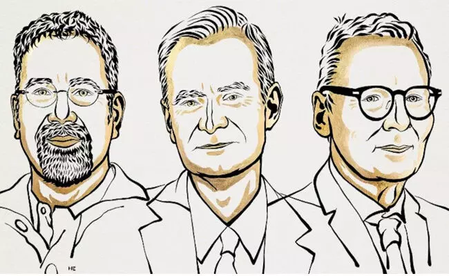 ನೊಬೆಲ್ ಪ್ರಶಸ್ತಿ 2024 | ಅಮೆರಿಕದ ಮೂವರಿಗೆ ಅರ್ಥಶಾಸ್ತ್ರ ನೊಬೆಲ್ ಪ್ರಶಸ್ತಿ ನೊಬೆಲ್ ಪ್ರಶಸ್ತಿ 2024 | ಅಮೆರಿಕದ ಮೂವರಿಗೆ ಅರ್ಥಶಾಸ್ತ್ರ ನೊಬೆಲ್ ಪ್ರಶಸ್ತಿ