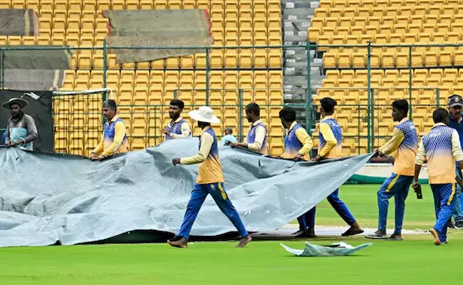 ಭಾರತ ಹಾಗೂ ನ್ಯೂಝಿಲ್ಯಾಂಡ್ ನಡುವಿನ ಮೊದಲ ಟೆಸ್ಟ್ ಪಂದ್ಯಕ್ಕೆ ಮಳೆ ಭೀತಿ