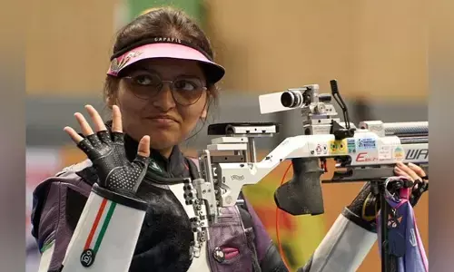 ಐಎಸ್‌ಎಸ್‌ಎಫ್ ವಿಶ್ವಕಪ್ ಫೈನಲ್ | ಮಹಿಳೆಯರ 10 ಮೀ.ರೈಫಲ್ ಸ್ಪರ್ಧೆ : ಭಾರತದ ಸೋನಮ್ ಮಸ್ಕರ್‌ಗೆ ಬೆಳ್ಳಿ