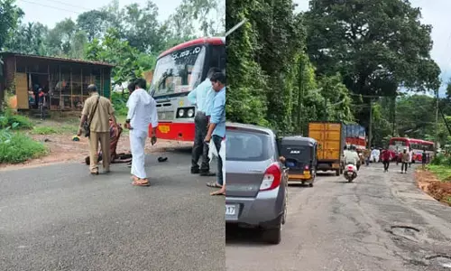 ಬೆಳ್ತಂಗಡಿ: ಪಾದಚಾರಿಗೆ ಕೆಎಸ್ಸಾರ್ಟಿಸಿ ಬಸ್ ಢಿಕ್ಕಿ