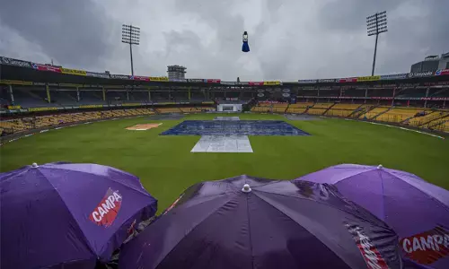 ಭಾರತ-ನ್ಯೂಝಿಲ್ಯಾಂಡ್ ಪ್ರಥಮ ಟೆಸ್ಟ್‌ನ ಮೊದಲ ದಿನ ಮಳೆಯಾಟ