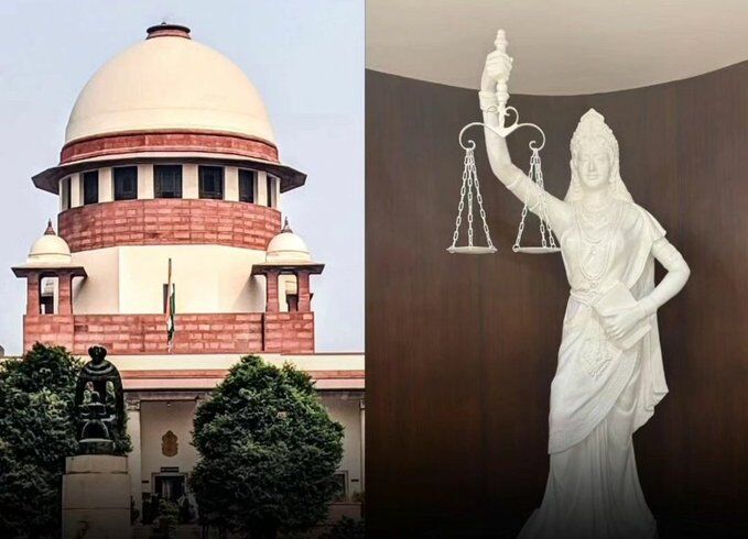 ಸುಪ್ರೀಂಕೋರ್ಟ್ ಎದುರು ನ್ಯಾಯ ದೇವತೆಯ ಹೊಸ ಪ್ರತಿಮೆ: ಏನಿದರ ವಿಶೇಷತೆ ಗೊತ್ತೇ?