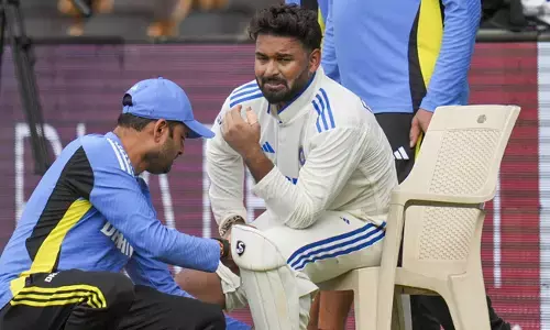 ಭಾರತದ ವಿಕೆಟ್ ಕೀಪರ್ ರಿಷಭ್ ಪಂತ್ ಗೆ ಗಾಯದ ಭೀತಿ