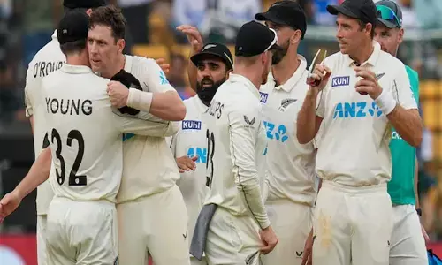 36 ವರ್ಷ ಬಳಿಕ ಭಾರತದಲ್ಲಿ ಮೊದಲ ಟೆಸ್ಟ್ ಗೆದ್ದ ಕಿವೀಸ್!