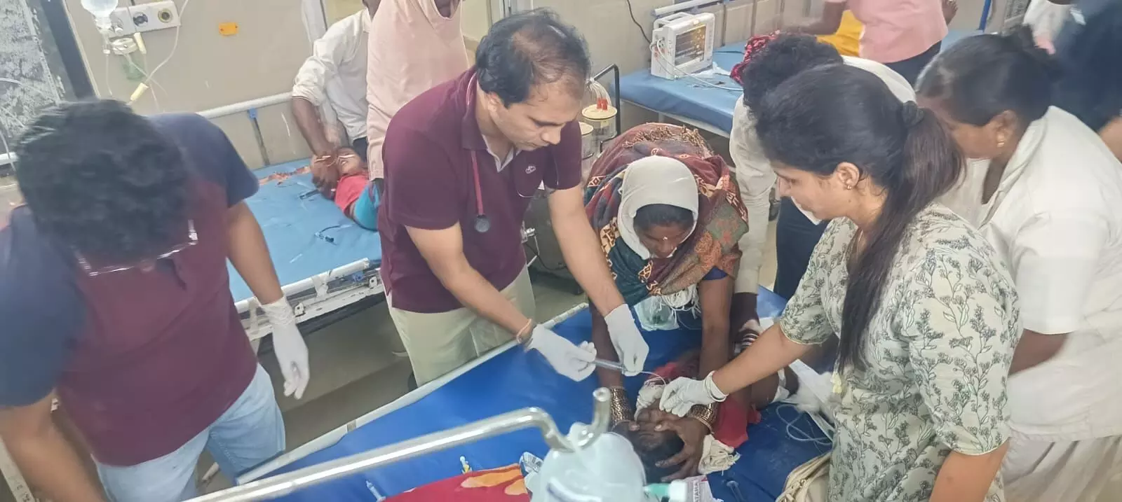 ಕಲಬುರಗಿ: ಮೂರು ಮಕ್ಕಳಿಗೆ ವಿಷವುಣಿಸಿ ತಾಯಿ ಆತ್ಮಹತ್ಯೆಗೆ ಯತ್ನ