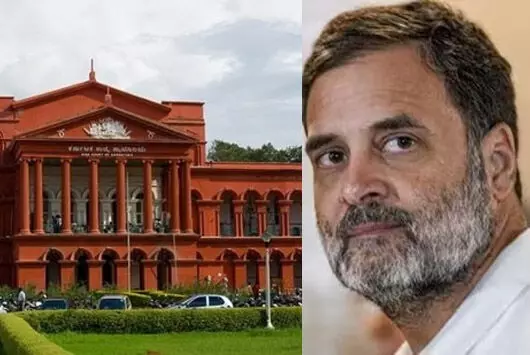 ರಾಹುಲ್ ಗಾಂಧಿ ವಿರುದ್ಧ ಕ್ರಮ ಕೋರಿ ಸಲ್ಲಿಸಿದ್ದ ಅರ್ಜಿ ವಜಾ: ಅರ್ಜಿದಾರರಿಗೆ 25 ಸಾವಿರ ರೂ. ದಂಡ ವಿಧಿಸಿದ ಕರ್ನಾಟಕ ಹೈಕೋರ್ಟ್ ರಾಹುಲ್ ಗಾಂಧಿ ವಿರುದ್ಧ ಕ್ರಮ ಕೋರಿ ಸಲ್ಲಿಸಿದ್ದ ಅರ್ಜಿ ವಜಾ: ಅರ್ಜಿದಾರರಿಗೆ 25 ಸಾವಿರ ರೂ. ದಂಡ ವಿಧಿಸಿದ ಕರ್ನಾಟಕ ಹೈಕೋರ್ಟ್